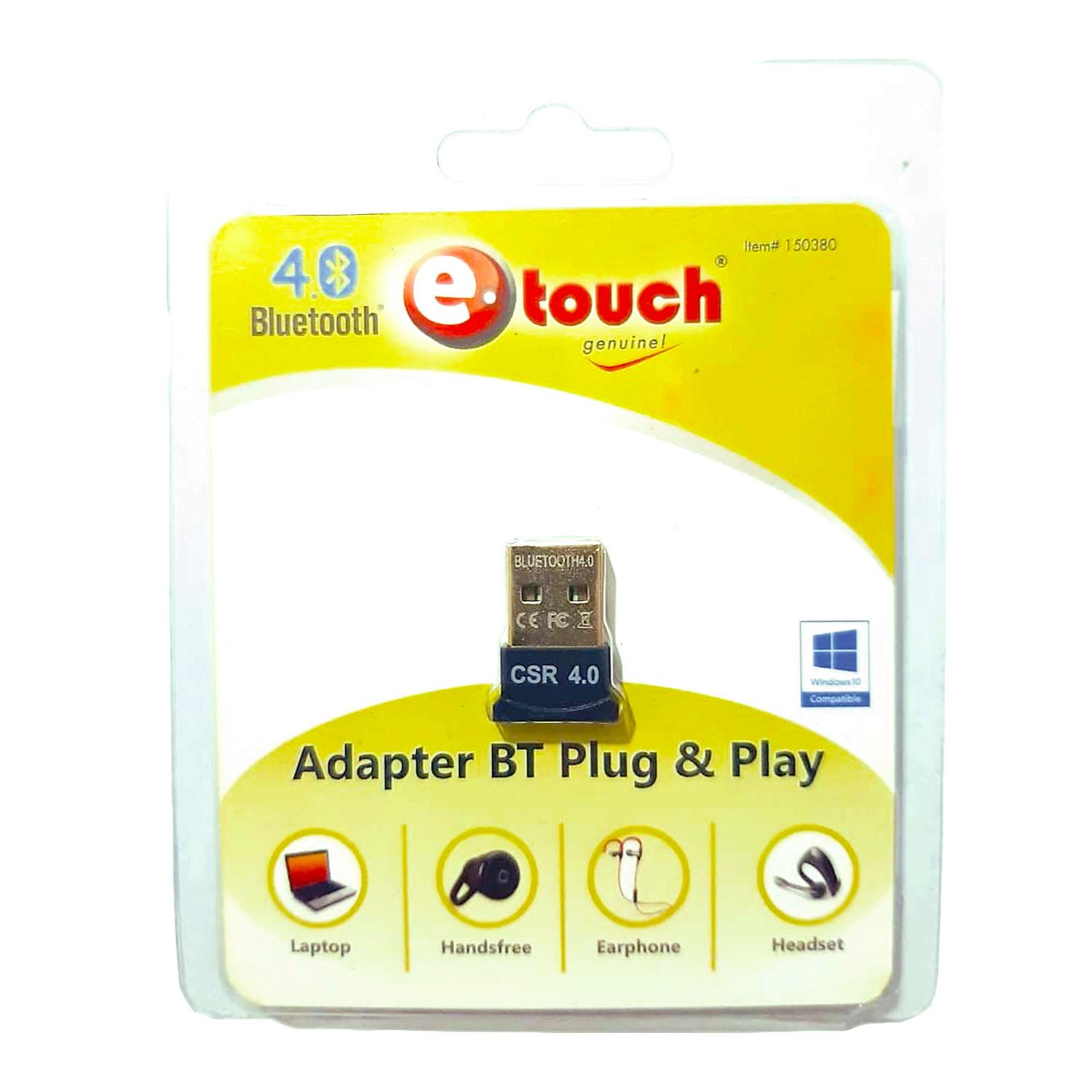 ADAPTADOR USB BLUETOOTH CLASS 1 ETOUCH #150380