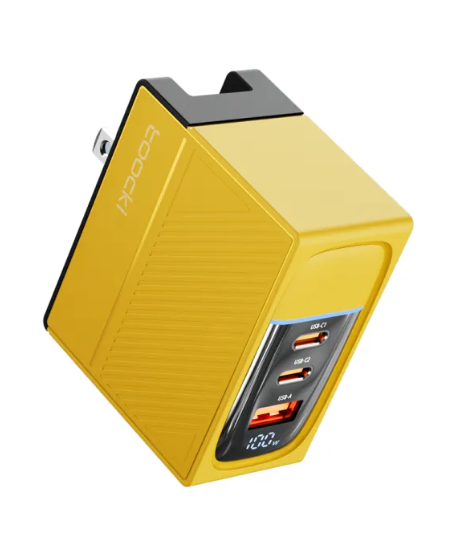 CARGADOR TOOCKI  GAN USB A + 2C TIPO C DE 100W/ TCT100A-SCA0Y