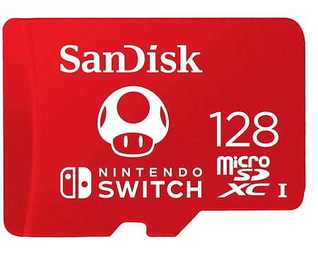 MEMORIA MICRO SD SANDISK 128GB UHSI NINTENDO SWITCH SDSQXAO-128G-GNCZN