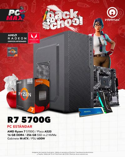 PC MAX AMD RYZEN 7 5700G 16GB RAM 256GB SSD 
