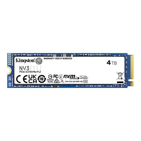 SSD KINGSTON PCIe NVMe™ NV3 M.2 4TB 6000 MB/S  SNV3S/4000G