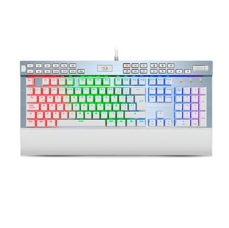 TECLADO MECANICO GAMING REDRAGON K550W-RGB YAMA RGB WHITE