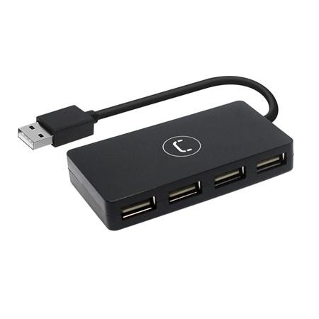 HUB USB DE 4 PUERTOS 2.0 UNNO TEKNO HB1008BK 