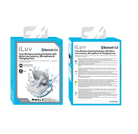 AUDIFONOS INALAMBRICOS ILUV METAL FORGE GAMING WHITE MFTWSAIRWH