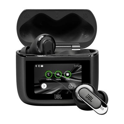 AUDIFONOS INALAMBRICOS JBL CAJA CON PANTALLA TOUR PRO 3 JBLTOURPRO3BLKAM BLACK