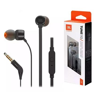 AUDIFONOS JBL TUNE T110 WIRED NEGRO JBLT110BLKAME