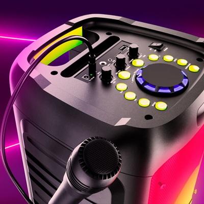 BOCINA INALAMBRICA KLIP XTREME KLS-652 CON MICROFONO BOOMFIRE X