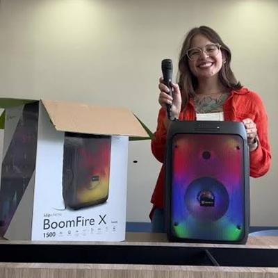 BOCINA INALAMBRICA KLIP XTREME KLS-652 CON MICROFONO BOOMFIRE X