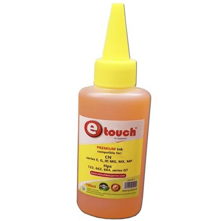 BOTE DE TINTA ETOUCH CANON HP 100ML AMARILLO 