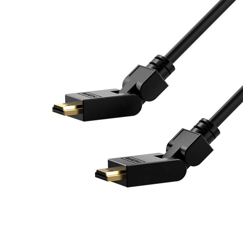CABLE HDMI MACHO MACHO XTECH XTC-607 CON ANGULO AJUSTABLE 
