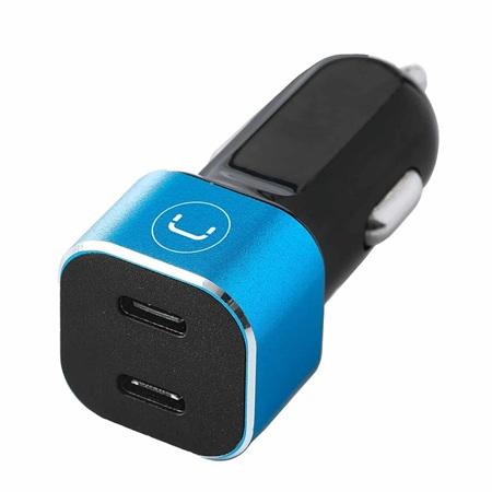 CARGADOR PARA AUTO UNNO TEKNO PD40W 2 TIPO C PW5027BK 