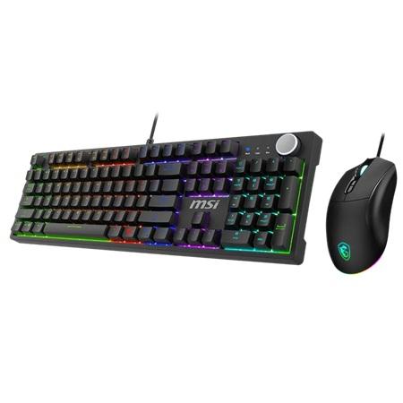 COMBO DE TECLADO Y MOUSE GAMING MSI FORGE GK320 US S11-04CE204-HH9