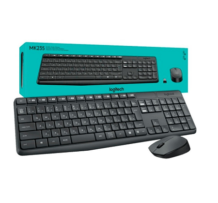 COMBO DE TECLADO Y MOUSE INALAMBRICO LOGITECH MK235 920-007901