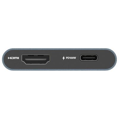 HUB CON ALMACENAMIENTO 256GB PATRIOT MOBILE MD330 USB-C 3.2 GEN 1 HDMI 4K GRIS