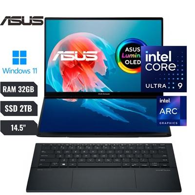 LAPTOP ASUS ZENBOOK DUO UX8406CA-IS99T ULTRA 9 285H 2TB SSD 32GB PANTALLA DUAL 14.5" TÁCTIL OLED WIN11