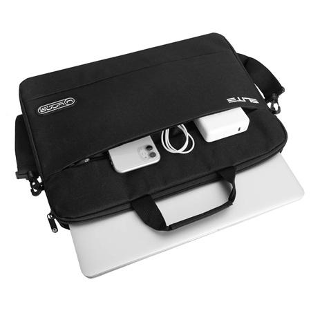 MALETIN PARA PORTATIL UNNO TEKNO 15.6" BRIEFCASE ELITE BG2711BK BLACK