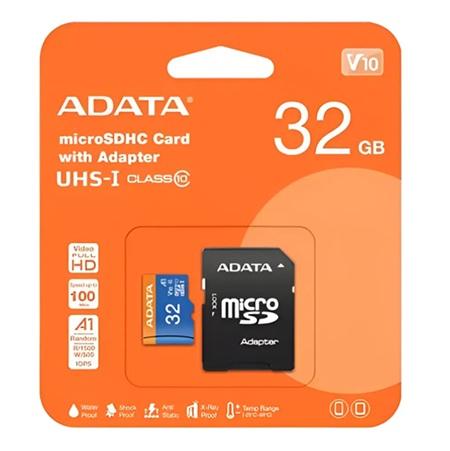 MEMORIA MICRO SD ADATA 32GB UHS-I   AUSDH32GUICL10A1-RA1