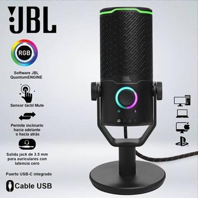 MICROFONO GAMING RGB JBL QUANTUM STREAM STUDIO JBLSTRMSTUDIOBLKAM
