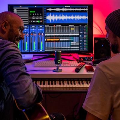 MICROFONO GAMING RGB JBL QUANTUM STREAM STUDIO JBLSTRMSTUDIOBLKAM
