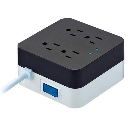 PROTECTOR DE VOLTAJE CENTRA TO GO 110-240VCA 3USB+1TIPOC
