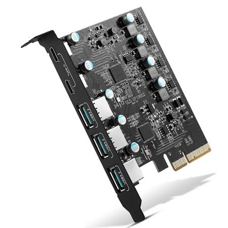 TARJETA EDUP PCI EXPRESS 3X USB3.1 / 2X TIPOC EP-9618GS