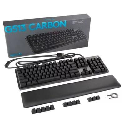 TECLADO GAMING USB LOGITECH G513 RETROILUMINACION RGB CARBON 920-009322