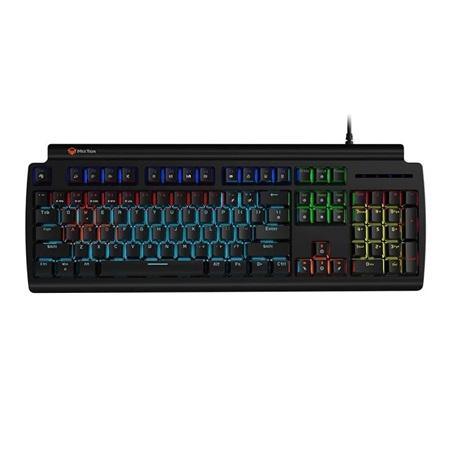 TECLADO MECANICO GAMING RGB MEETION MK600RD USB SWITCH ROJO BLACK